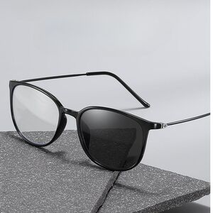 Очки фотохромные пластиковые для чтения, с защитой от синего света, диоптрии от 0.00 до +4.00, KY872变色老花镜