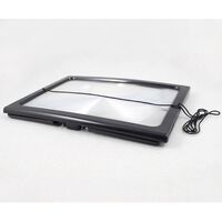 Tabletop magnifying glass with backlight 2121支架-XX, magnification: 3X