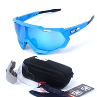 Safety shockproof sports goggles +3 caps, case 骑行套装-全框-109