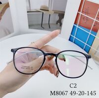 Hybrid frame, metal + TR90, with Blue Block coating SANTA M8067