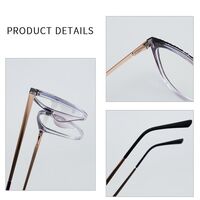TR90 plastic frame or glasses with blue light protection, with spring hinges FA87126