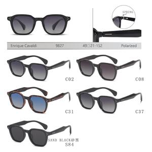 Солнцезащитные поляризационные пластиковые очки с флексом Enrique Cavaldi EC9827