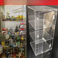 Стойка-витрина акриловая настольная прозрачная для очков, оправ, футляров и аксессуаров 5003-8004