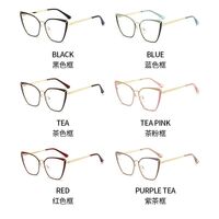 Metal glasses with blue light and UV protection 9702-3-GT