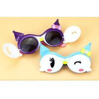 Polarized silicone flip-up sunglasses with UV400 protection for kids HD32027