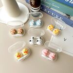 Mini soft contact lens kit PP-X63白狗黄猫熊