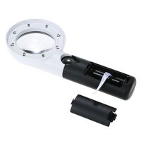 Лупа с универсальной подсветкой, увеличительное стекло с ручкой 558L-XX, диаметр 55мм, увеличение: 7X, 20X