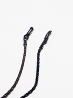 Acrylic plastic two-tone amber glasses chain GM049