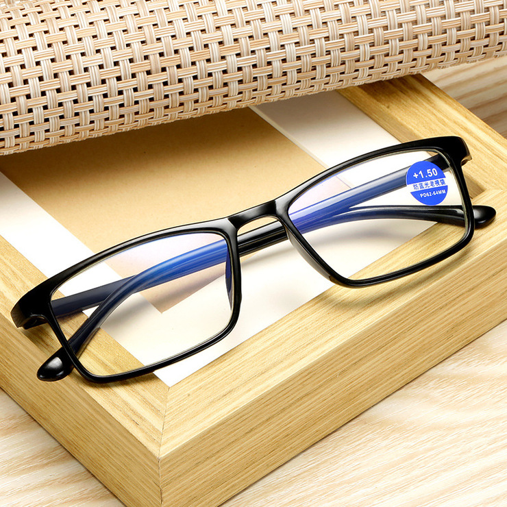TR90 eyeglasses for reading TR3019 Blue ray cut, diopters from +1.00 to +4.00, PD62-64