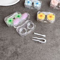 Mini soft contact lens kit W806透明布五花