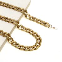 Acrylic non-slip matte chain, concave shape, for glasses and masks GB037