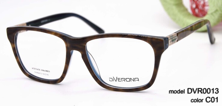Plastic frames for glasses acetate material DIVERONA DVR0013