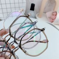 Оправа гибридная, металл + TR90, линзы с Blue Block покрытием SANTA M8079