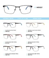 Metal frame with TR-90 temples with spring hinges MR1017