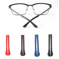 Silicone glasses sleeves, length 67 mm, hole 2*1 mm (price for a  pair)