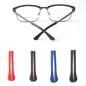 Наконечники на заушники силиконовые, длина 67 мм, отверстие 2*1 мм (цена за пару)