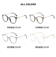 Metal glasses for reading, Blue ray cut protection, diopters from 0.00 to +4.00, KY9945-3老花