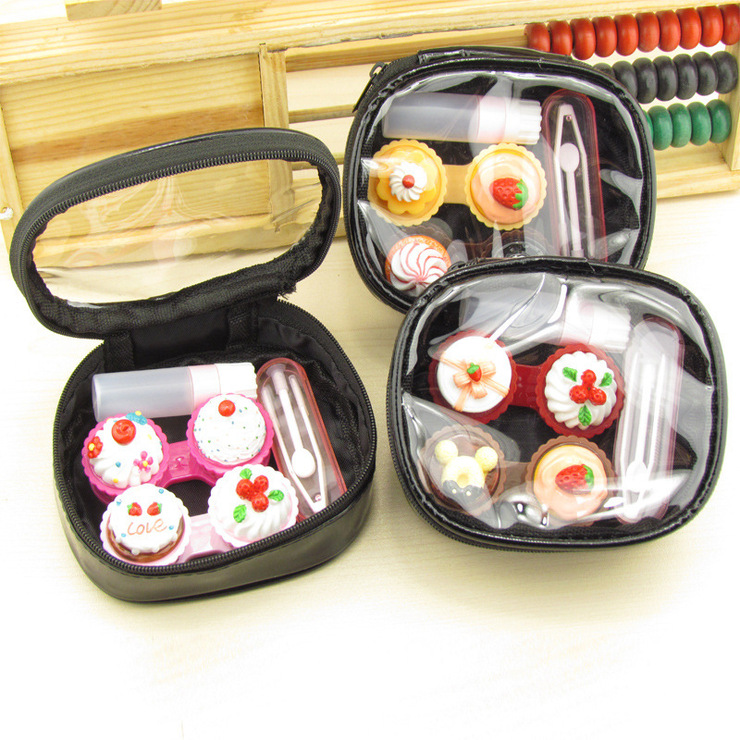 Mini set with contact lens cases O9986, 2pcs