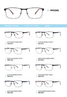 Металлическая оправа с дужками из материала TR-90 MR0086