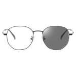 Очки фотохромные металлические для дали V8603 с серыми линзами, диоптрии от 0.00 до -6.00, не центрованные