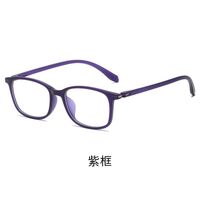 Plastic TR90 glasses for myopia, with Blue ray cut protection, diopters from 0.00 to -4.00, RMC=62-64, KY818-6平光