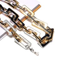 Цепочка для очков из натурального зеленого камня GB105