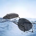 Поляризационные фотохромные солнцезащитные металлические безрамочные очки KY222105