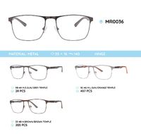 Metal frame with temples made of TR-90 material MR0036