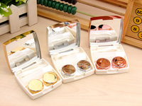 Portable companion case for soft contact lenses A-8035