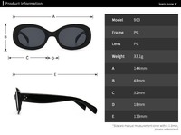 Солнцезащитные очки Elit овальные в стиле ретро 903