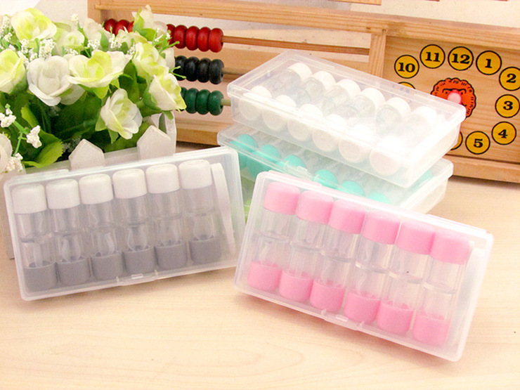 Mini set with contact lens cases LRGP6, 6pcs