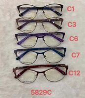 Оправа для очков женская металлическая с флексом 5829C