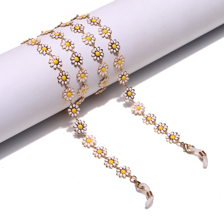 Красная акриловая цепочка для очков GL1409