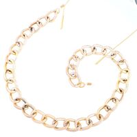 Metal non-slip chain, gold thick, for glasses and masks GL276