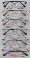 Metal frames for glasses with flex hinges Defile D1247AJ