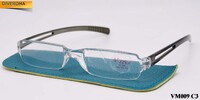Unisex ready-made glasses in a case and without a case VIZZINI 连体老花 VM009