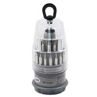 Набор отверток универсальный, 31 магнитный элемент в компактной упаковке