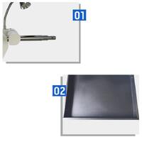 Рабочее место офтальмолога, комбинированный стол + кресло CS-700B-3, столешница 950*460 мм 