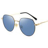 Очки металлические фотохромные с защитой от синего света 9629-GT