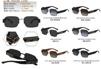 Солнцезащитные поляризационные металлические очки Leke L31934