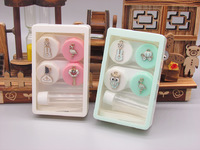 Mini set with contact lens cases XF6090, 2pcs