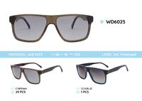 Plastic acetate frame polarized sunglasses WD6025