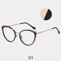 Оправа для очков комбинированная (металл + TR90) с защитой от синего света, с флексом FA87240