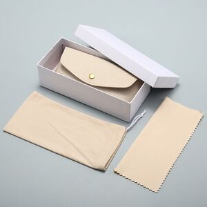 Sunglasses and eyeglasses hard shell case + extra kit AL678300452142