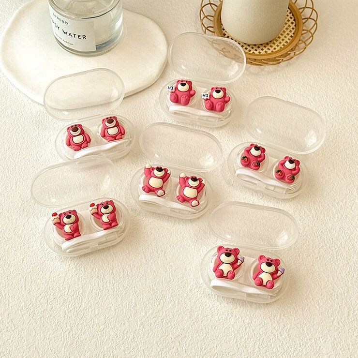 Мини-набор для мягких контактных линзPP-X68玫红熊系