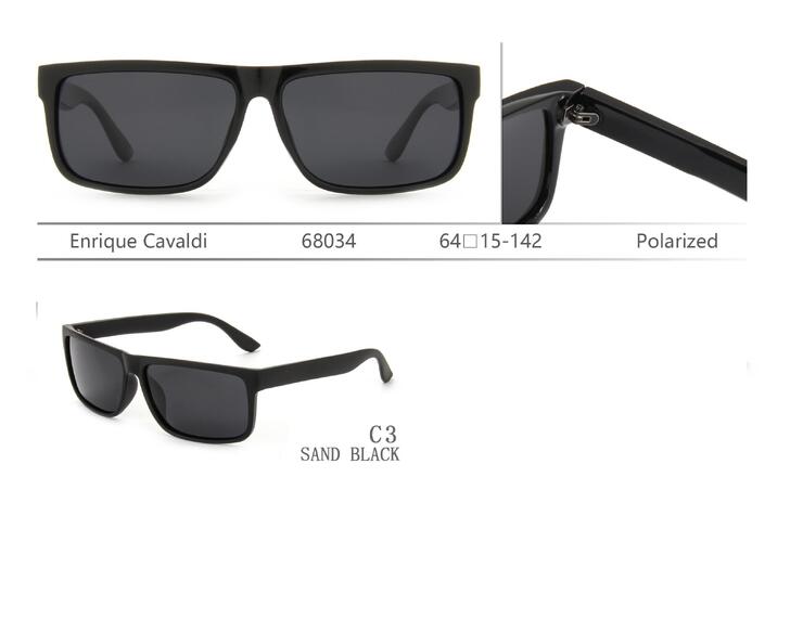 Polarized plastic sunglasses Enrique Cavaldi EC68034