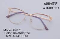 Metal ultrathin women's frames with rhinstones Wilibolo K9870