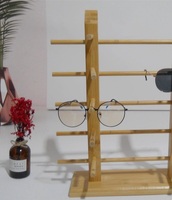 Подставка для очков деревянная настольная на 3/4/5/6/8/10/12 мест A-113