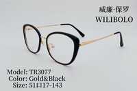 Metal + TR90 plastic ultrathin women's frames with spring hinges Wilibolo TR3077