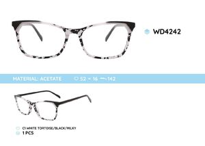 Plastic acetate eyeglasses frame for women WD4242